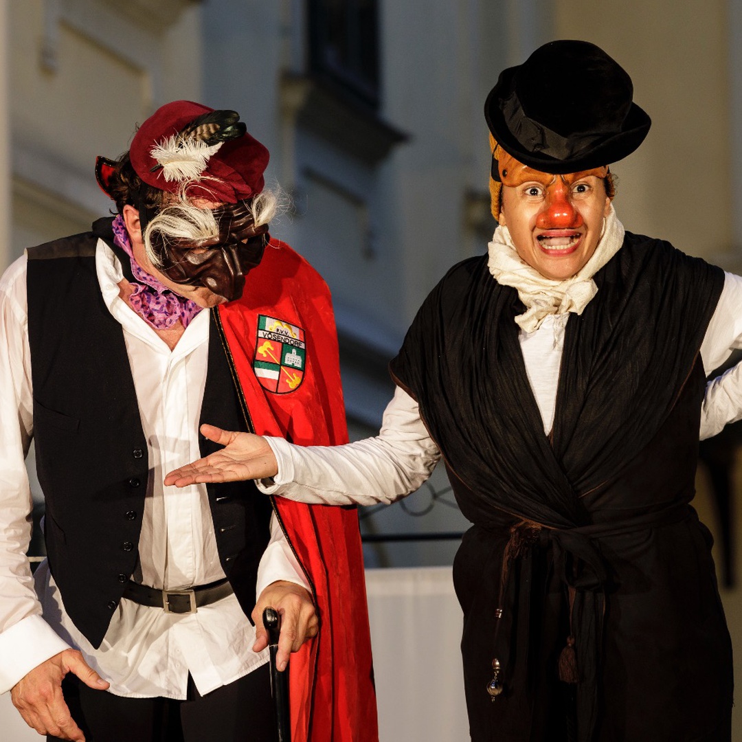 Straßentheater: "Die Pest im Walgau"